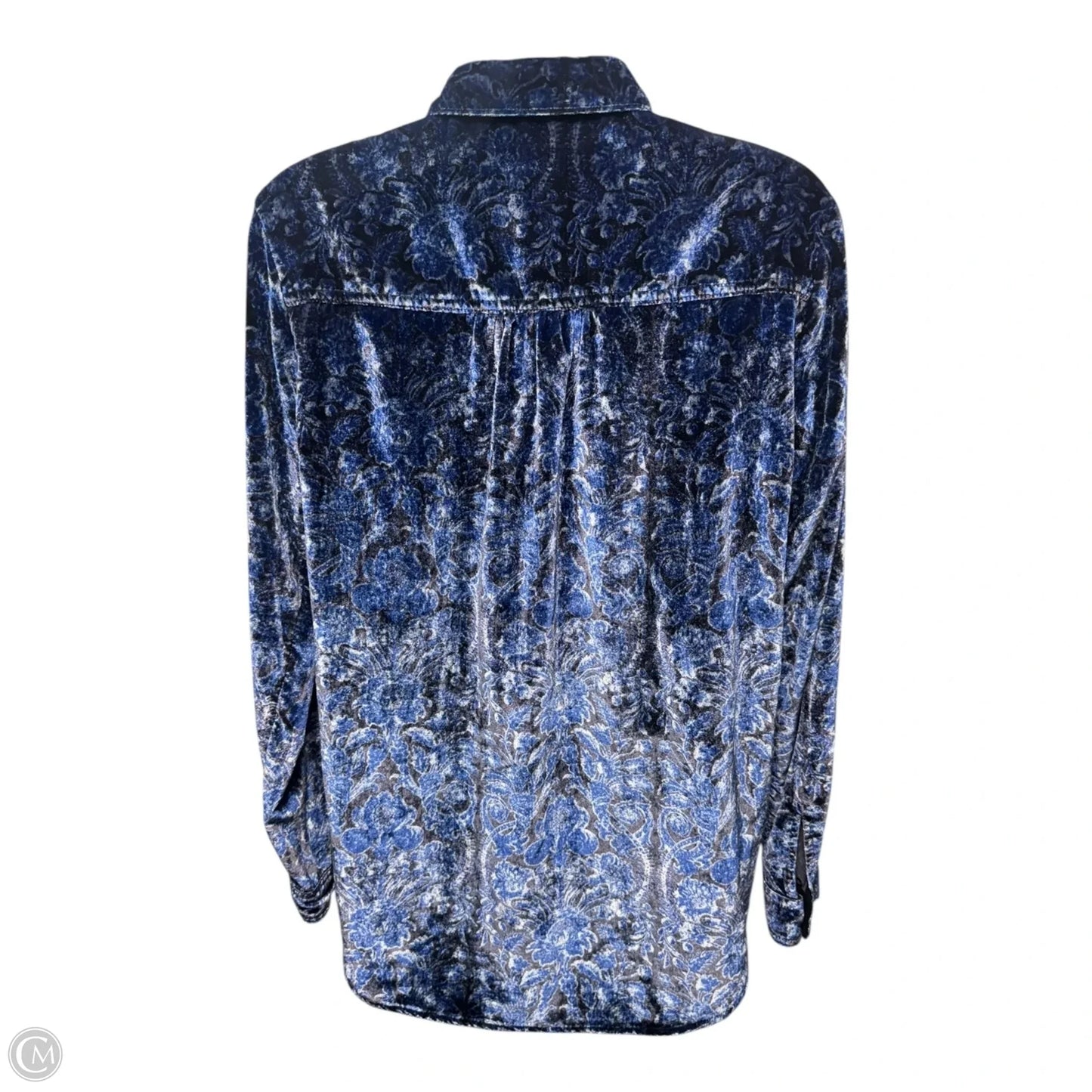 Top Long Sleeve By Pilcro In Blue, Size: Xs