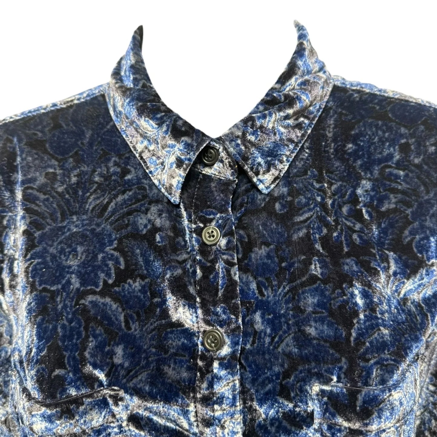 Top Long Sleeve By Pilcro In Blue, Size: Xs