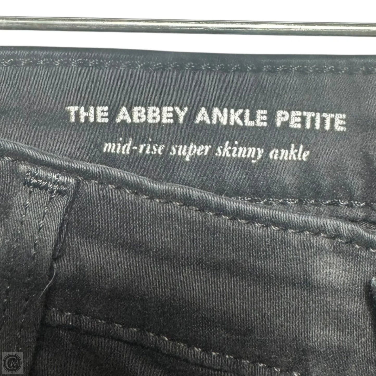 Jeans Skinny By Adriano Goldschmied In Black, Size: 31 petite