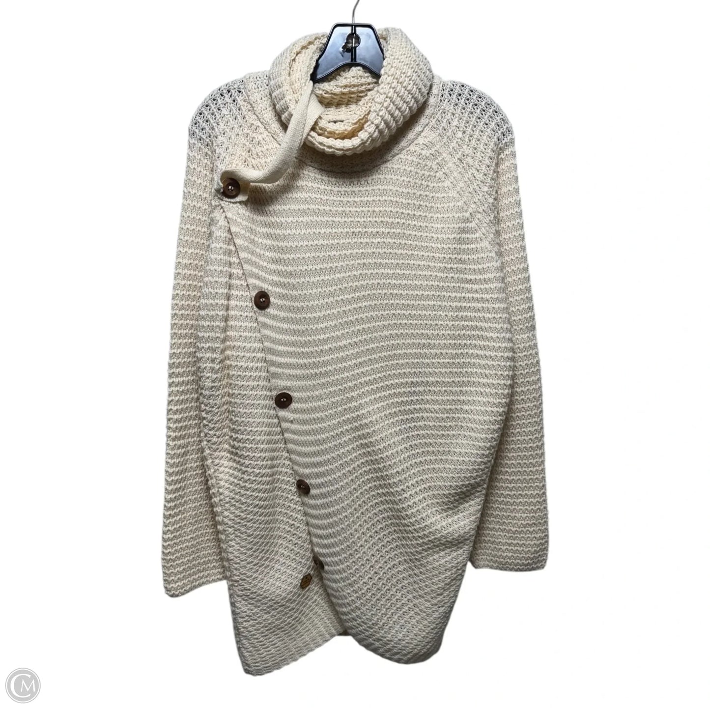 Sweater By Simply Southern In Cream, Size: Xxl
