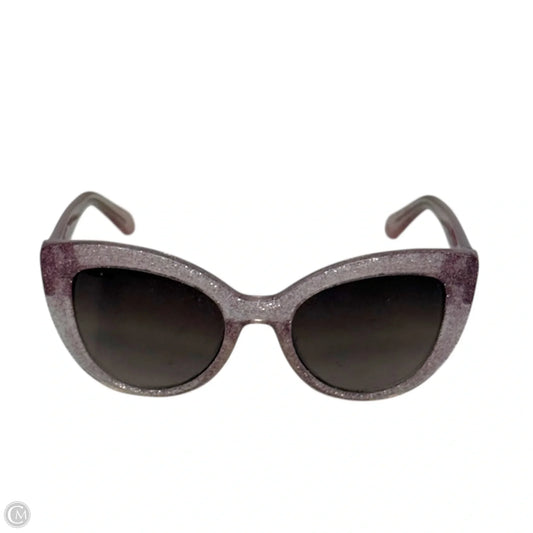 Labrenda Glitter Cat Eye Sunglasses Designer By Kate Spade, Size: Medium