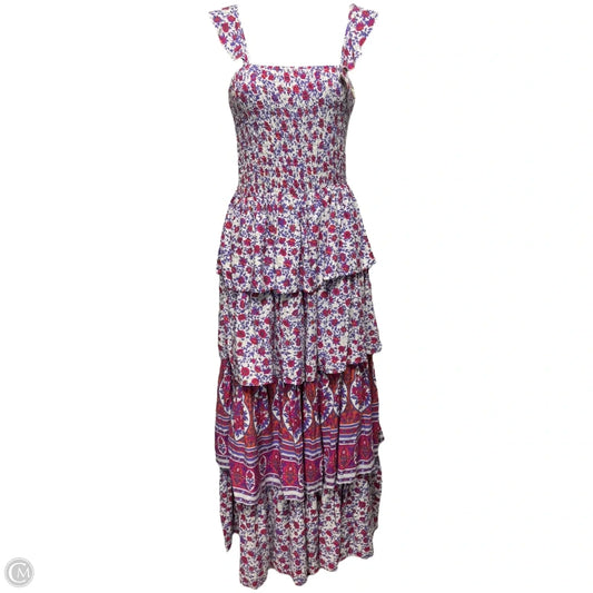 Secret Romance Tiered Maxi Dress By Abel The Label In Floral Print, Size: S