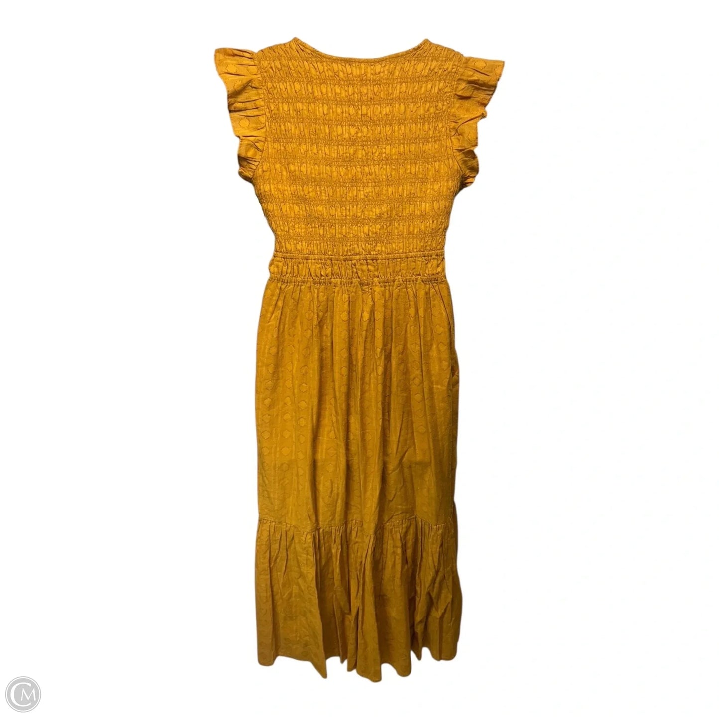 Dress Casual Maxi By Anthropologie In Yellow, Size: M