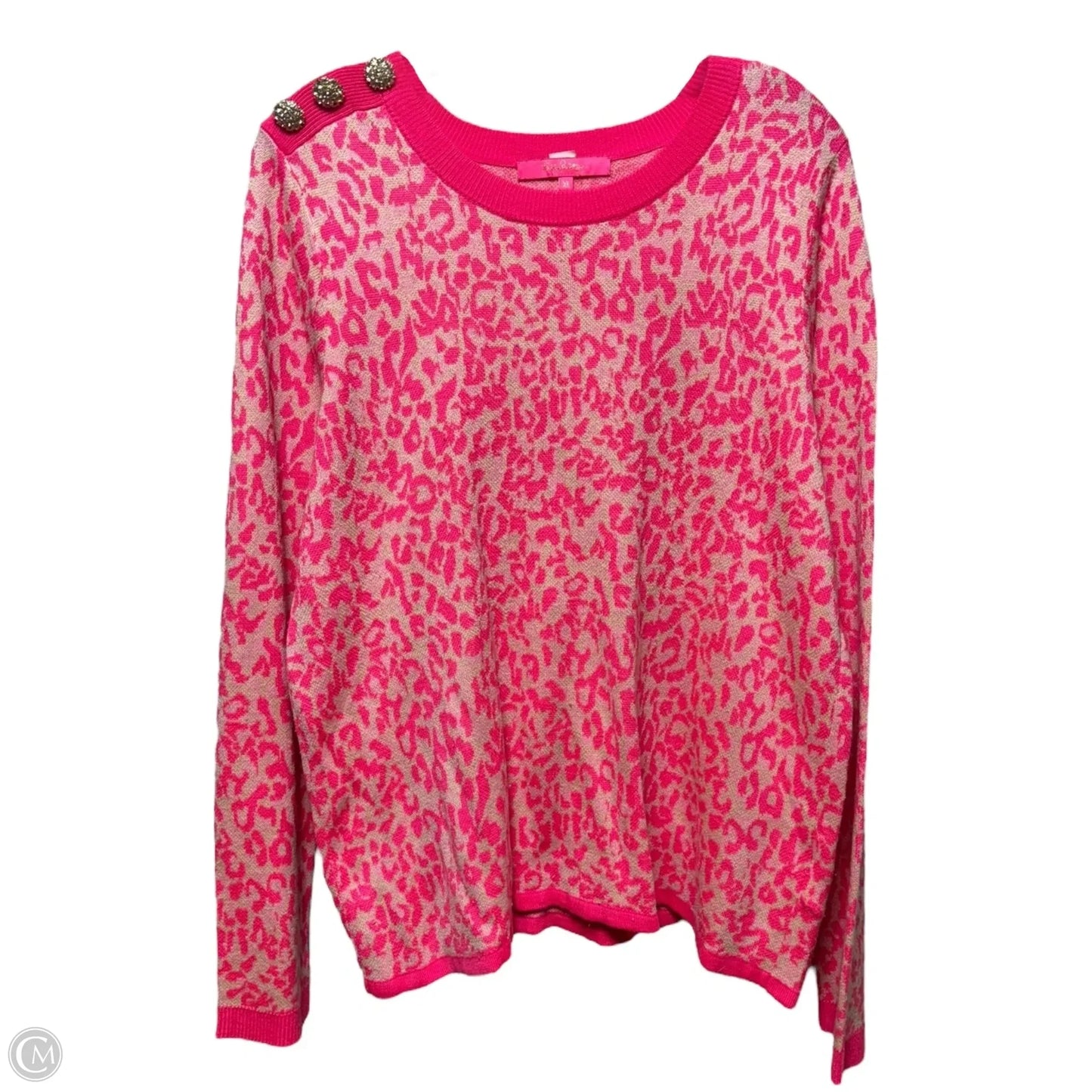 Morgan Jacquard Sweater Designer By Lilly Pulitzer In My Favorite Spot, Size: XL