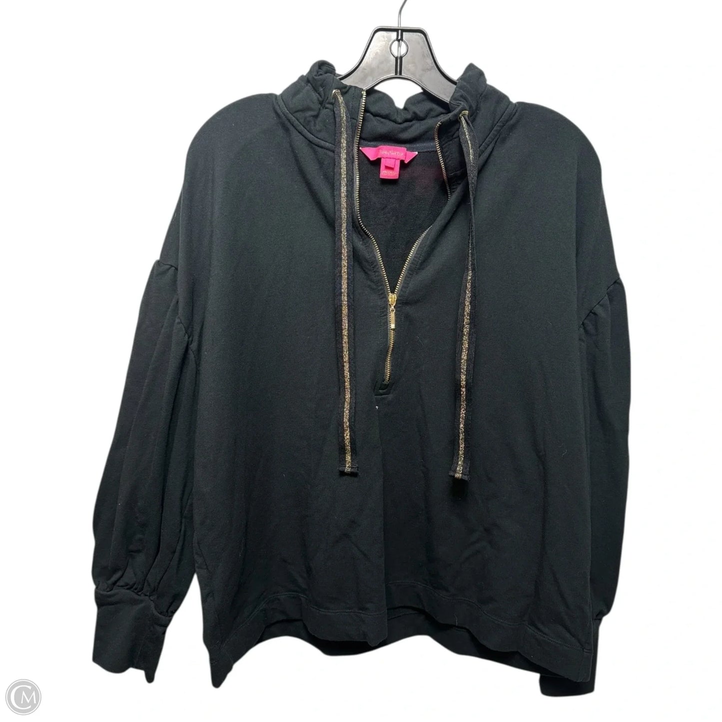 Sweatshirt Designer By Lilly Pulitzer In Black, Size: L
