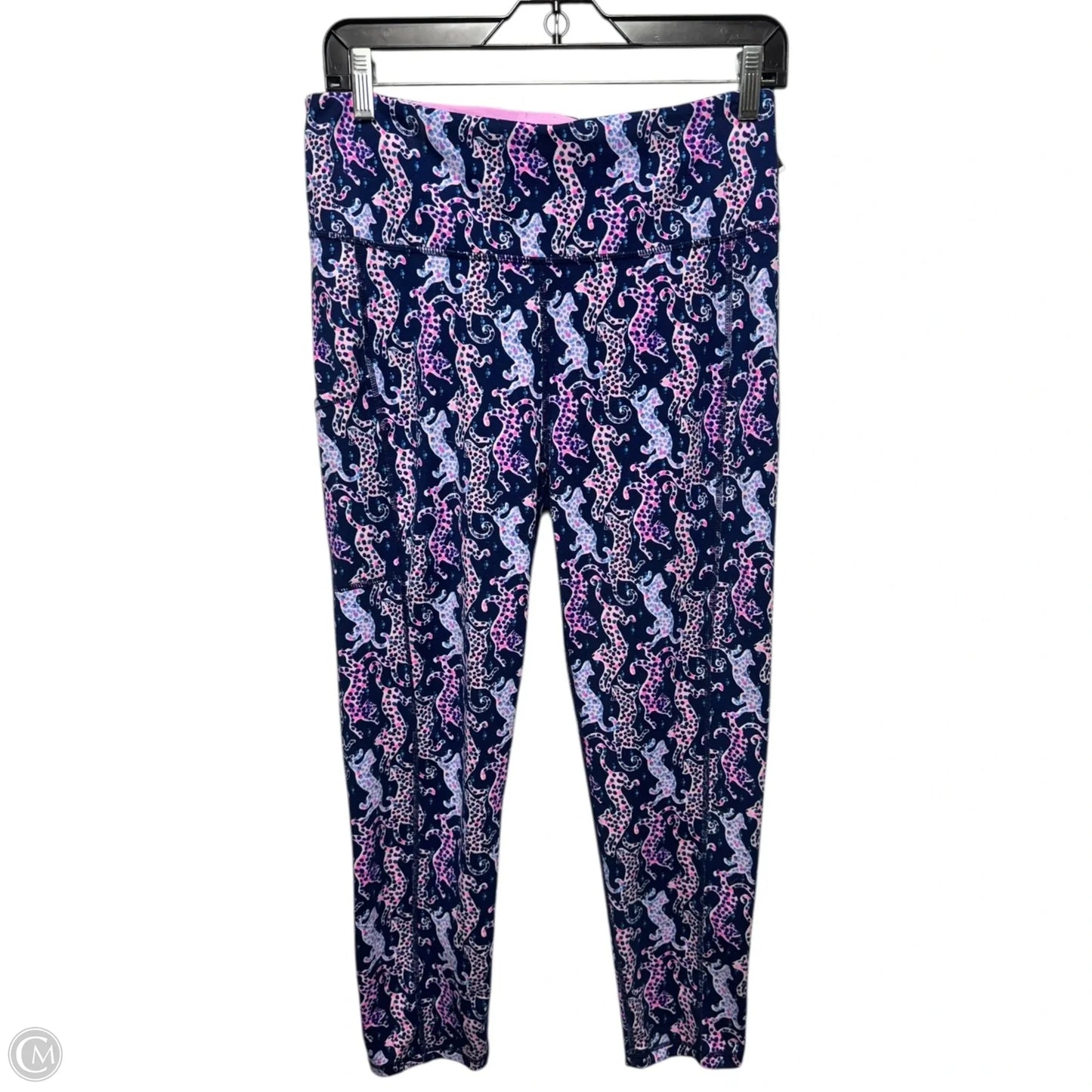 Athletic Leggings Designer By Luxletic Lilly Pulitzer In Animal Print, Size: L