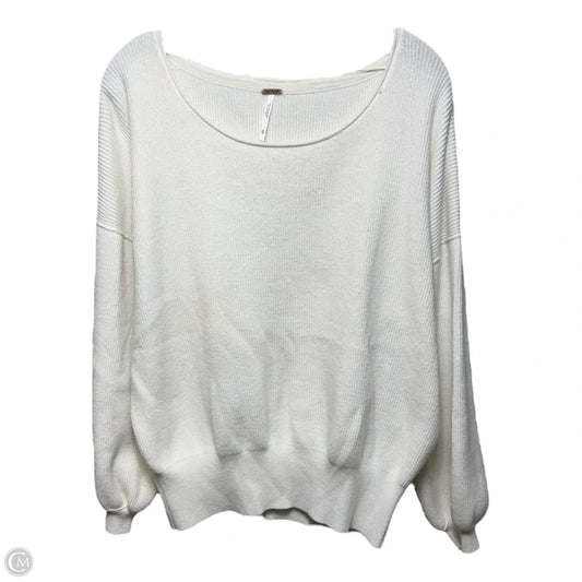 Sweater By Free People In Cream, Size: Xs