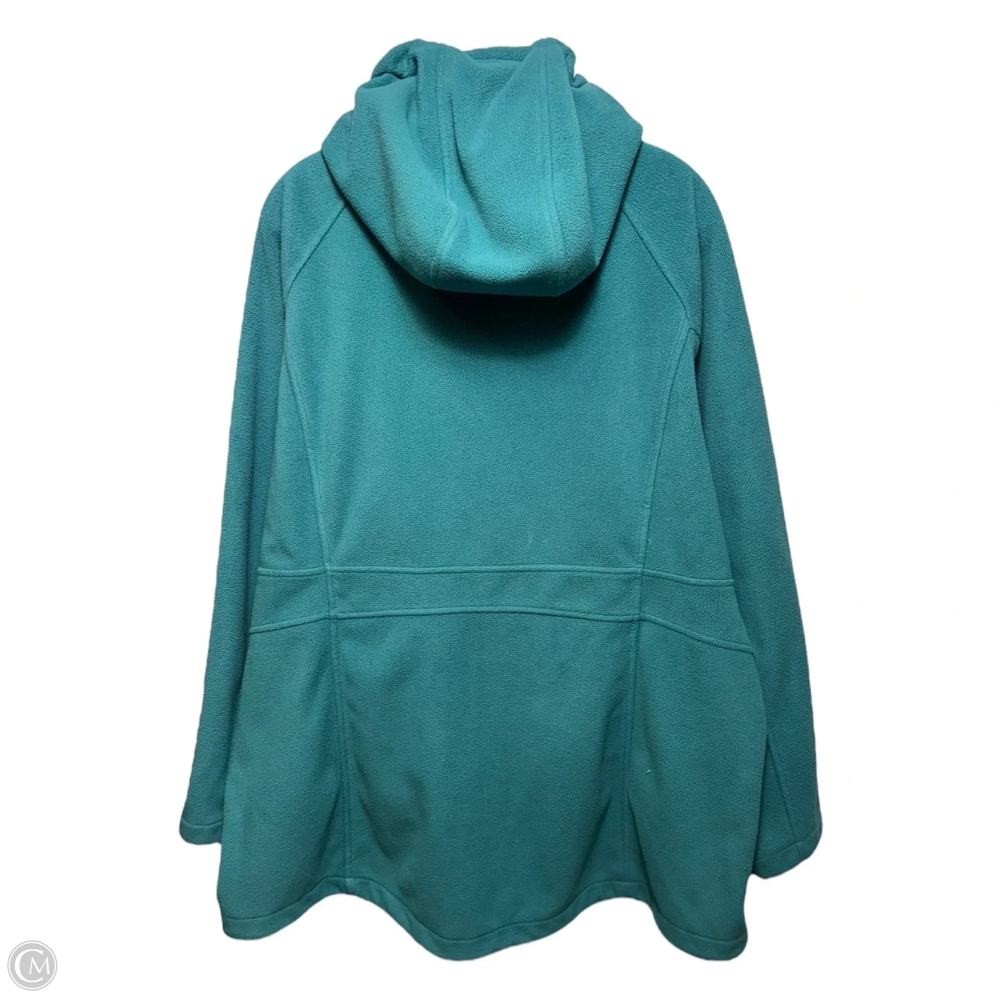 Jacket Fleece By Duluth Trading In Teal Green, Size: 2Xl