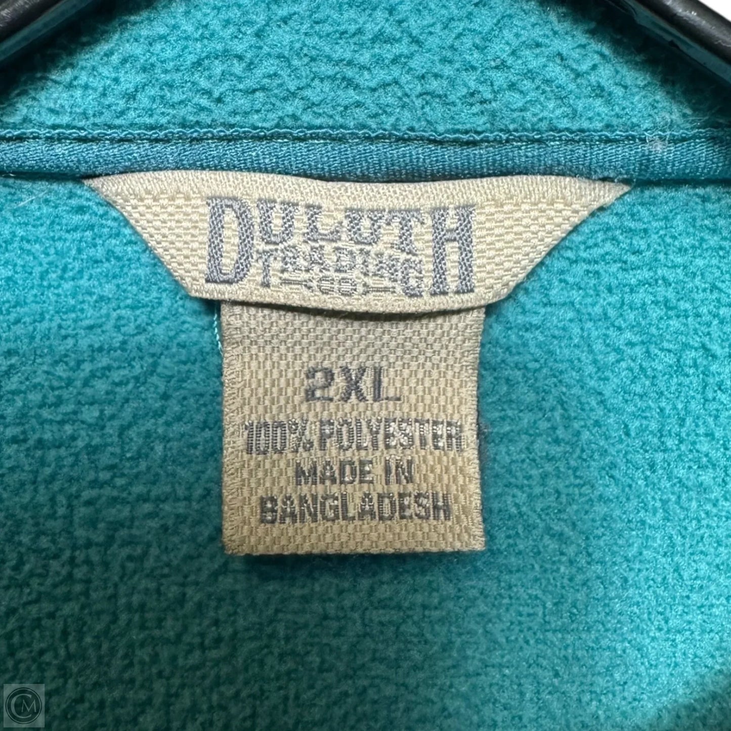 Jacket Fleece By Duluth Trading In Teal Green, Size: 2Xl