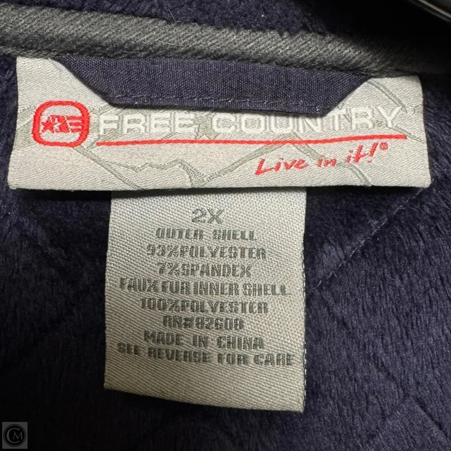 Jacket Other By Free Country In Purple, Size: 2x