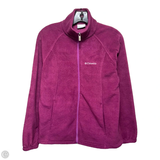 Jacket Fleece By Columbia In Purple, Size: M