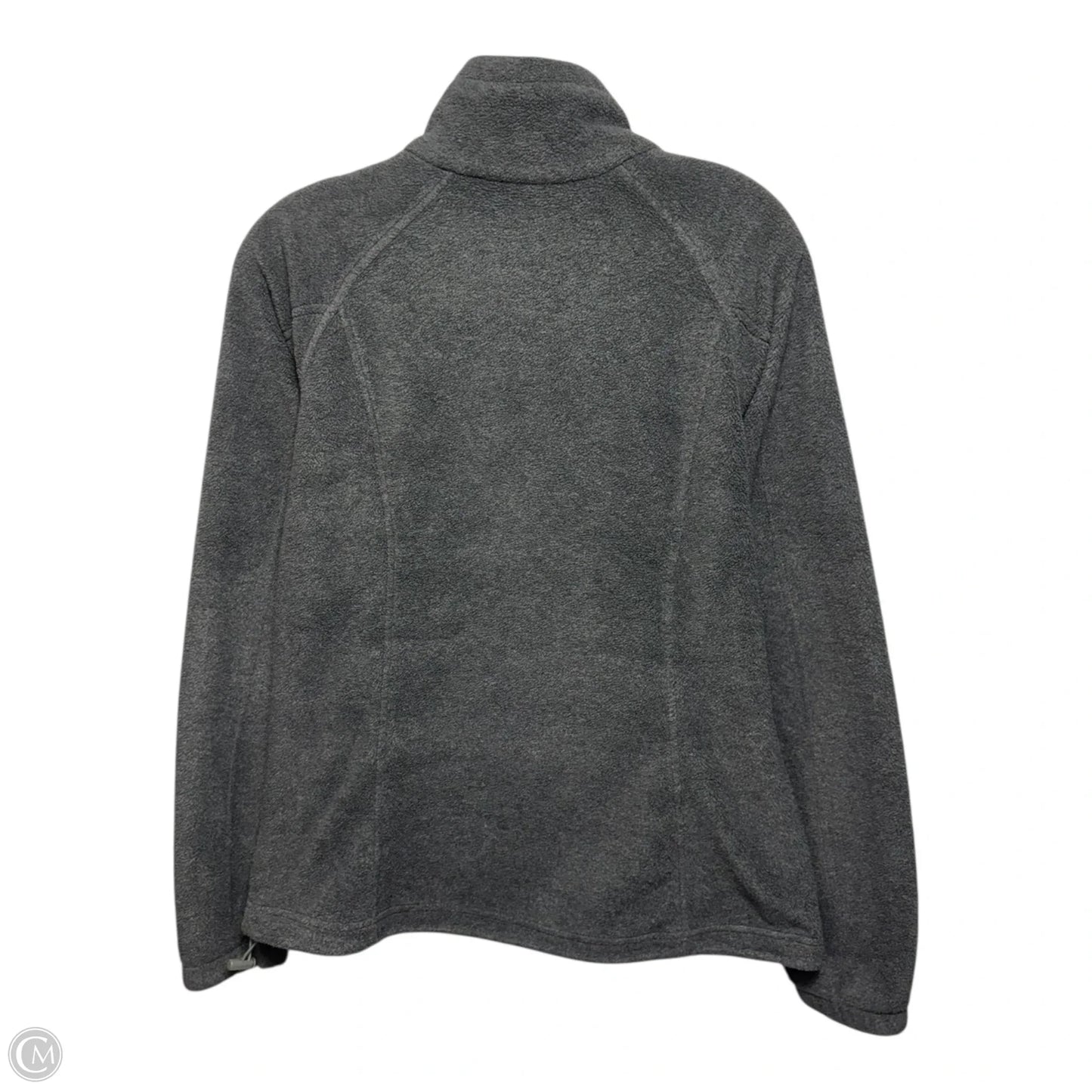 Jacket Fleece By Columbia In Gray & Pink, Size: M