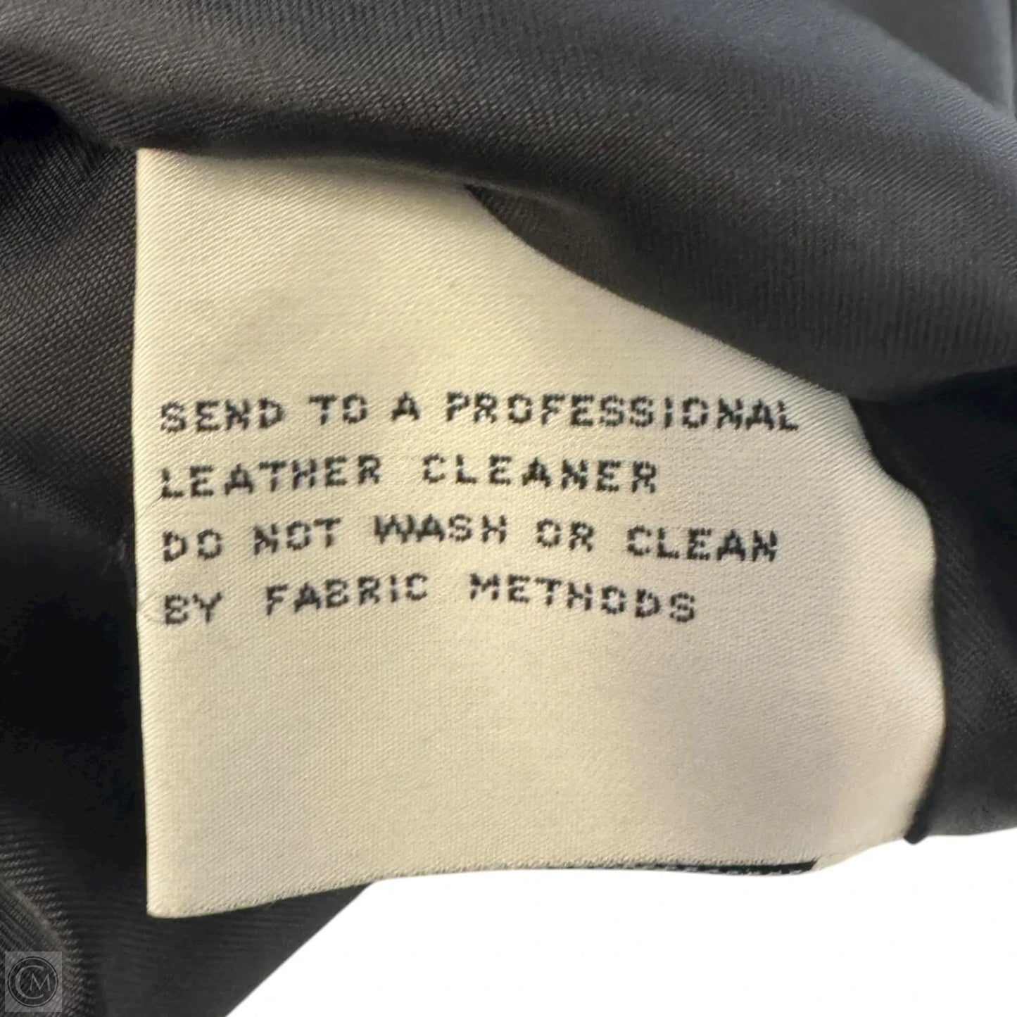 Jacket Leather By Anne Klein In Black, Size: S