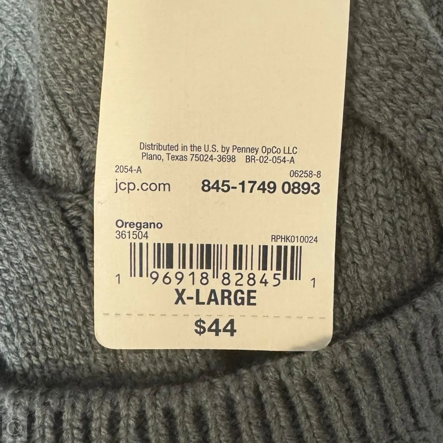 Sweater Cardigan By St Johns Bay In Green, Size: XL