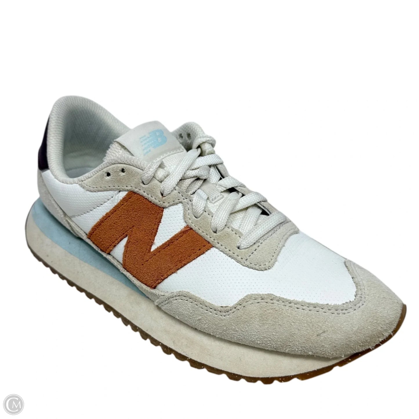 Shoes Athletic By New Balance In Cream & Orange, Size: 10