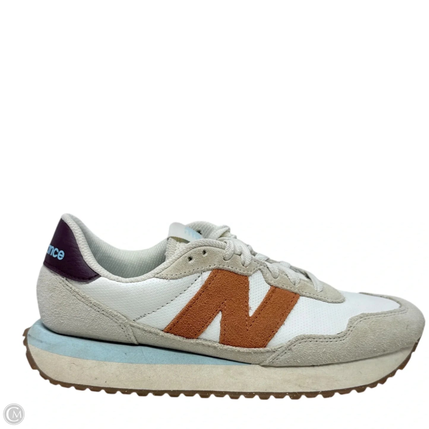 Shoes Athletic By New Balance In Cream & Orange, Size: 10
