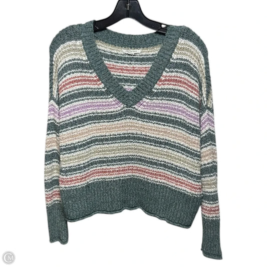 Sweater By American Eagle In Striped Pattern, Size: Xs
