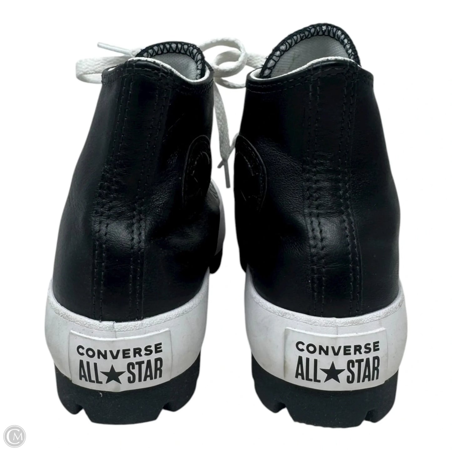 Lug Hi Shoes Sneakers Platform By Converse In Black & White, Size: 5