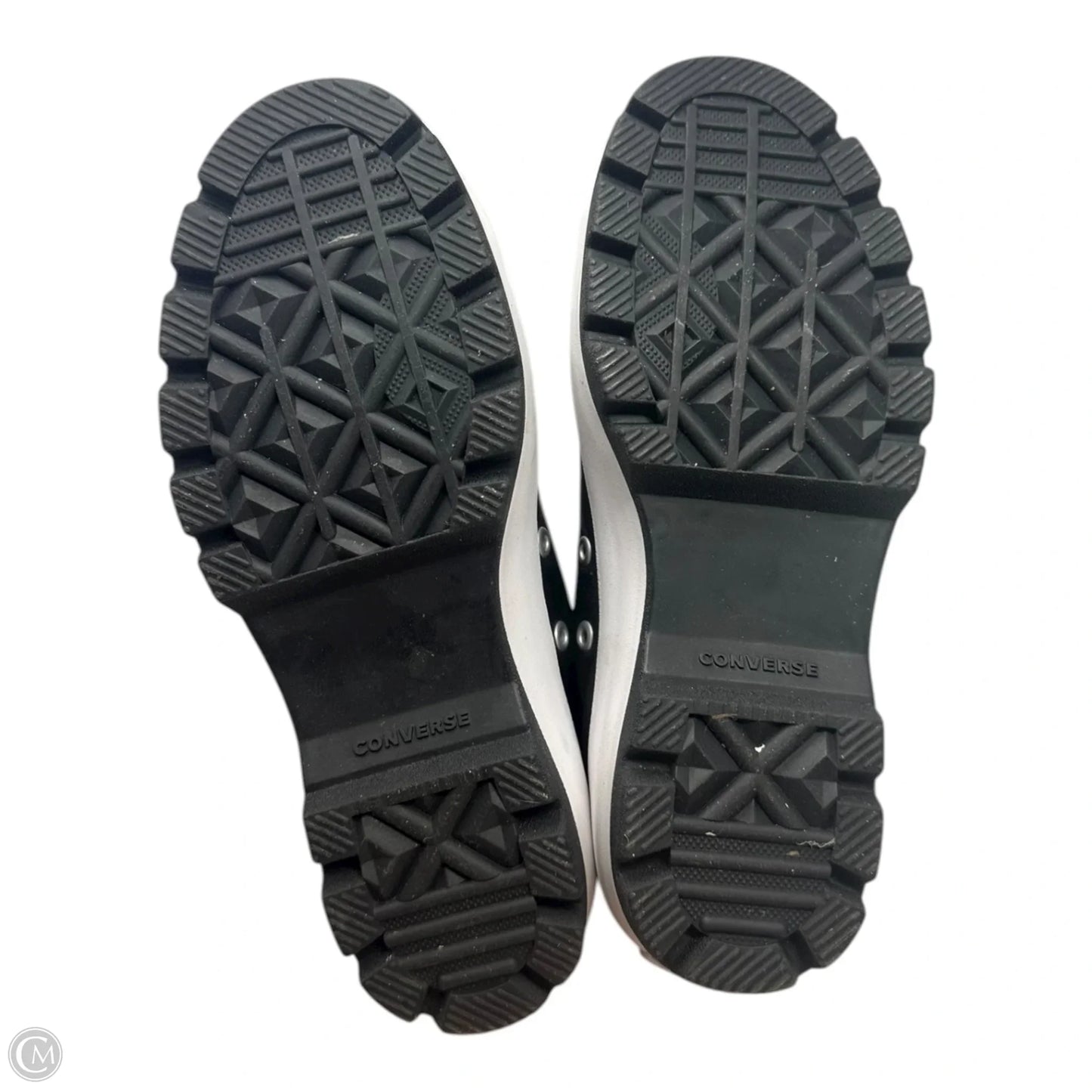 Lug Hi Shoes Sneakers Platform By Converse In Black & White, Size: 5