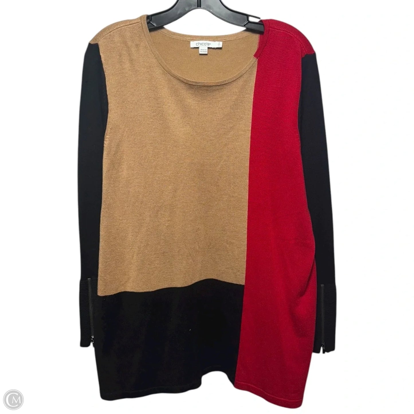 Sweater By Chicos In Multi-colored, Size: L