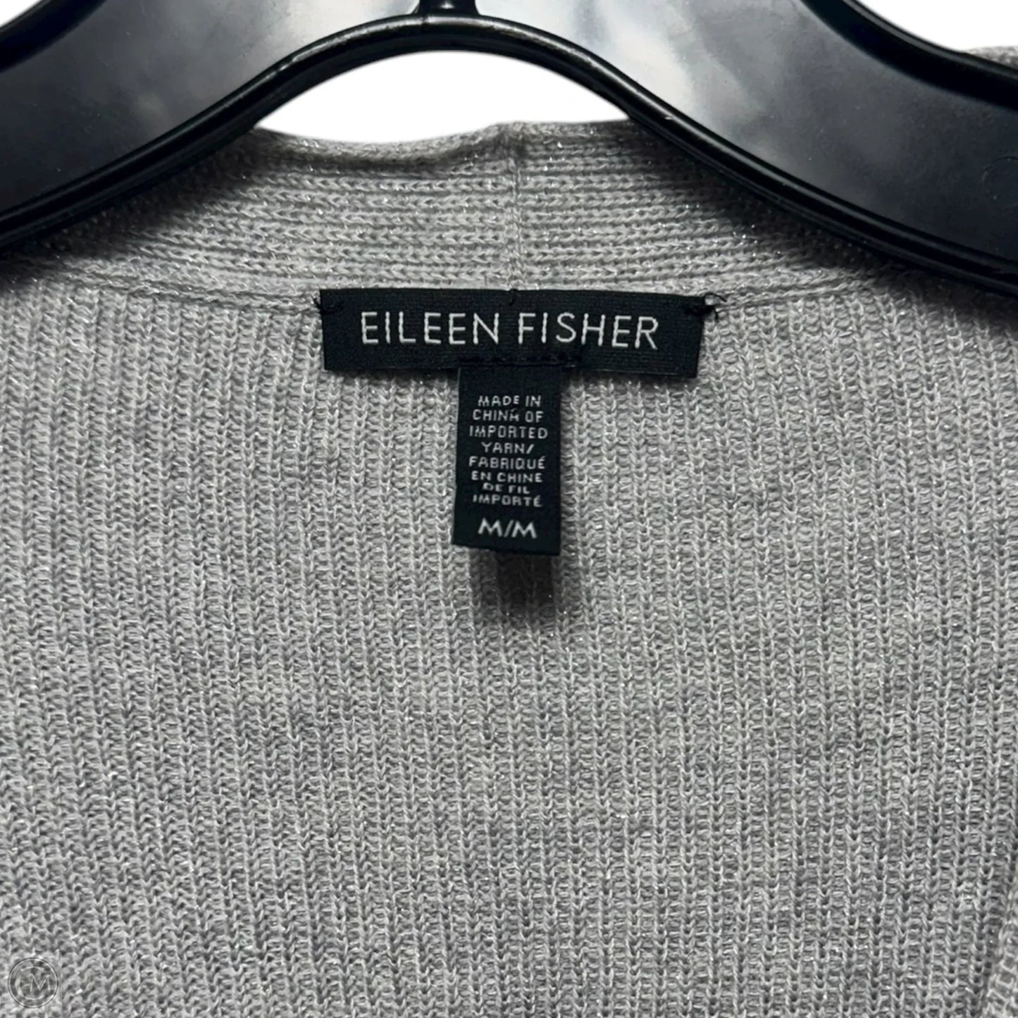 Wool blend Sweater By Eileen Fisher In Silver, Size: M