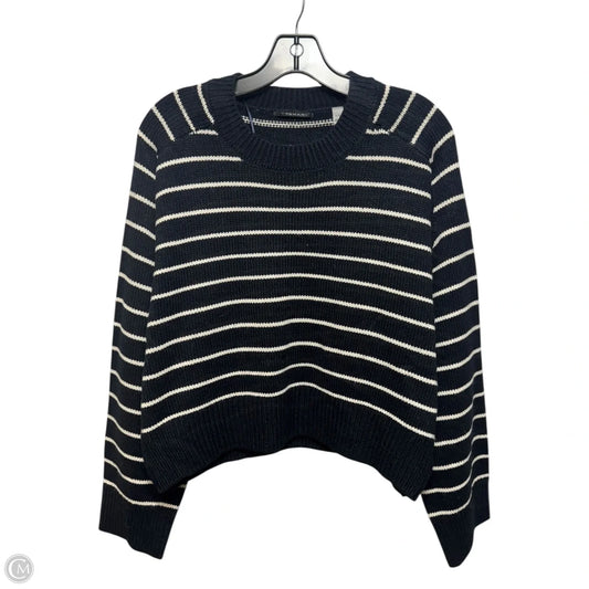 Sweater By Tahari In Striped Pattern, Size: M