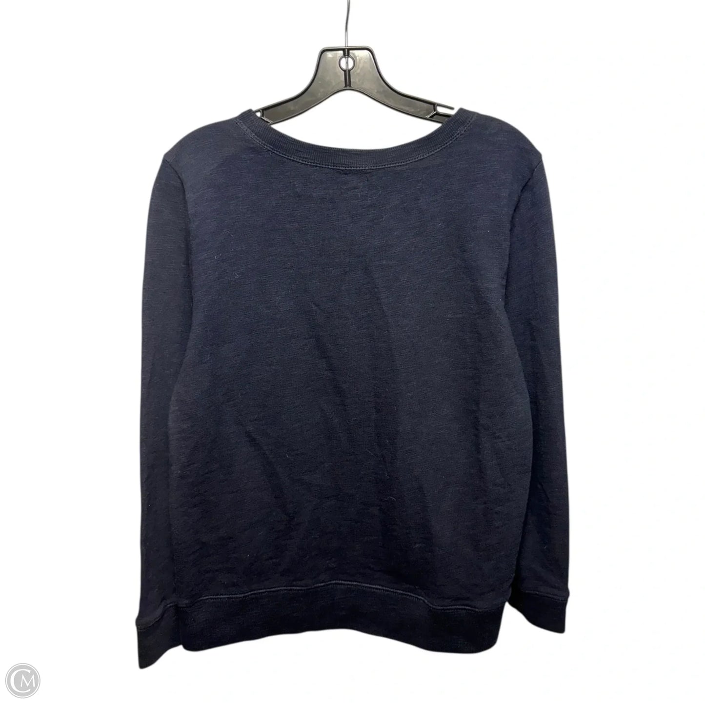 Copper Brocade Floral Sweatshirt Crewneck By J. Crew In Blue & Orange, Size: M