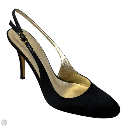 Slingback Shoes Heels Stiletto By Lk Bennett In Black, Size: 9