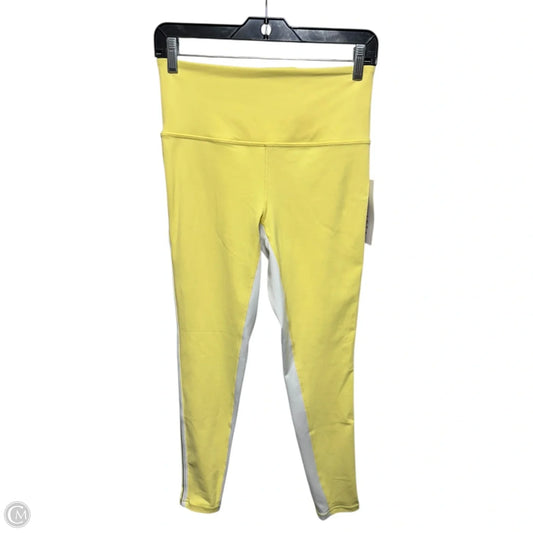 Ultra High Rise Elation Athletic Leggings By Athleta In Yellow, Size: S