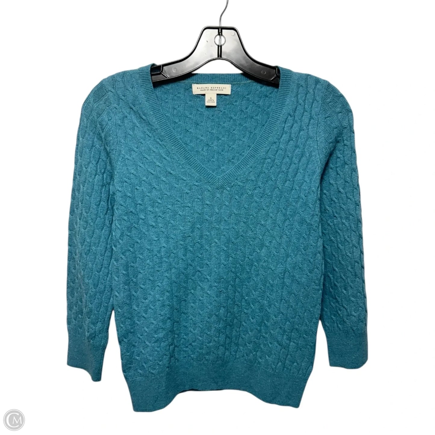 Wool Blend Sweater By Banana Republic In Blue, Size: S