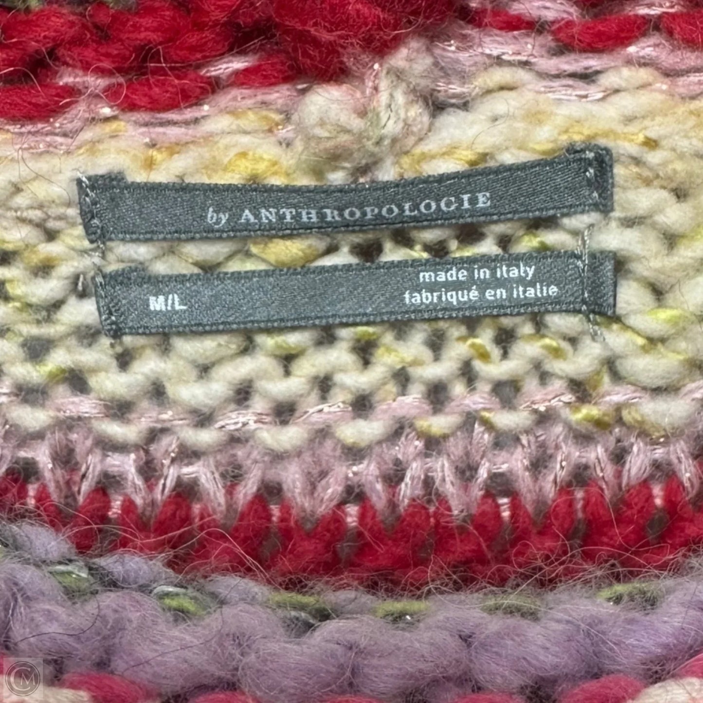 Candice Bell Sleeve Sweater By Anthropologie In Multi-colored, Size: M/L