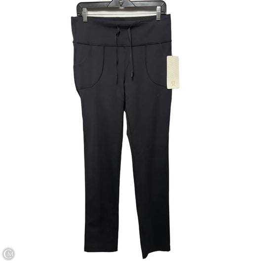 Skinny Will Athletic Pants By Lululemon In Black, Size: 12