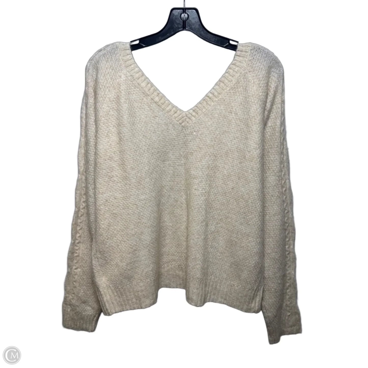 Sweater By Chelsea And Violet In Cream, Size: Xl