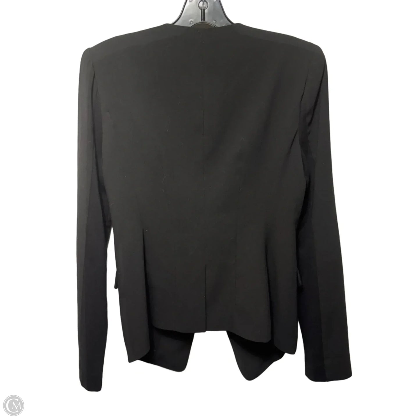 Whitley Chain Lapel Embellished Blazer By Bcbgmaxazria In Black, Size: S