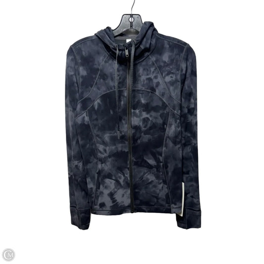 Define Hooded Jacket Nulu Athletic Jacket By Lululemon In Black & Grey, Size: 10