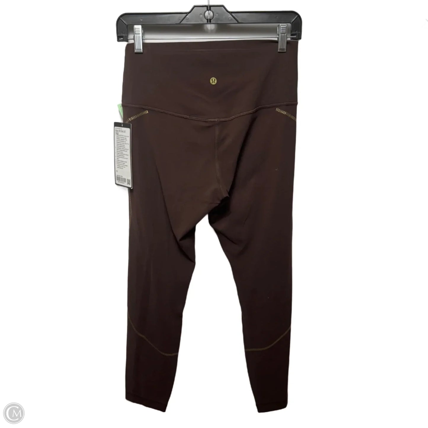 Special Edition Align HR 25” Athletic Leggings By Lululemon In Brown & Gold, Size: 10