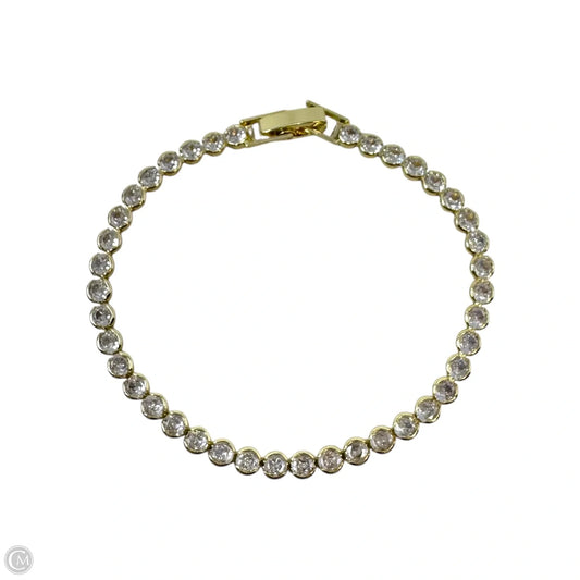 Round Diamanté Tennis Bracelet