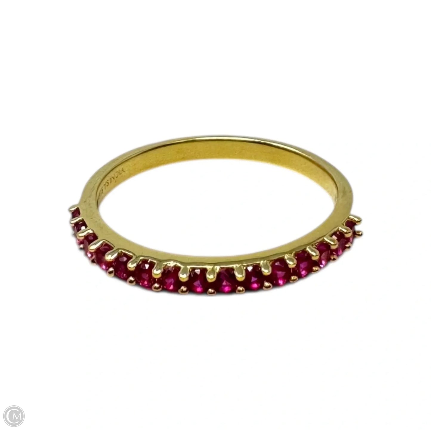 Pink Gems Ring Sterling Silver, Size: 7.5