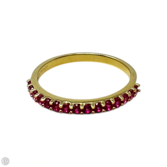 Pink Gems Ring Sterling Silver, Size: 7.5