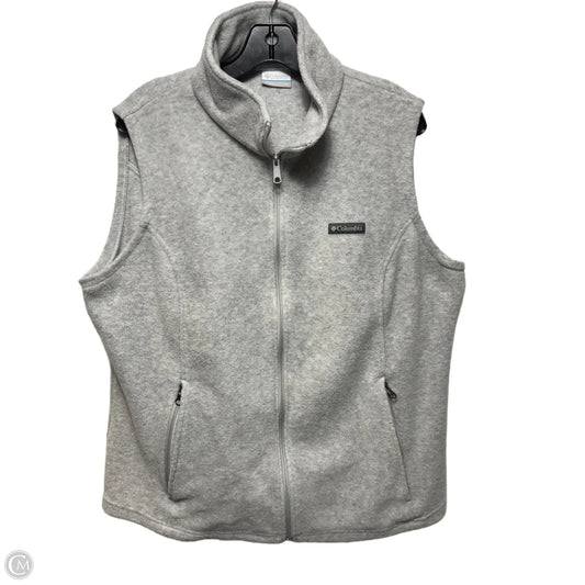 Vest Fleece By Columbia In Grey, Size: 1x