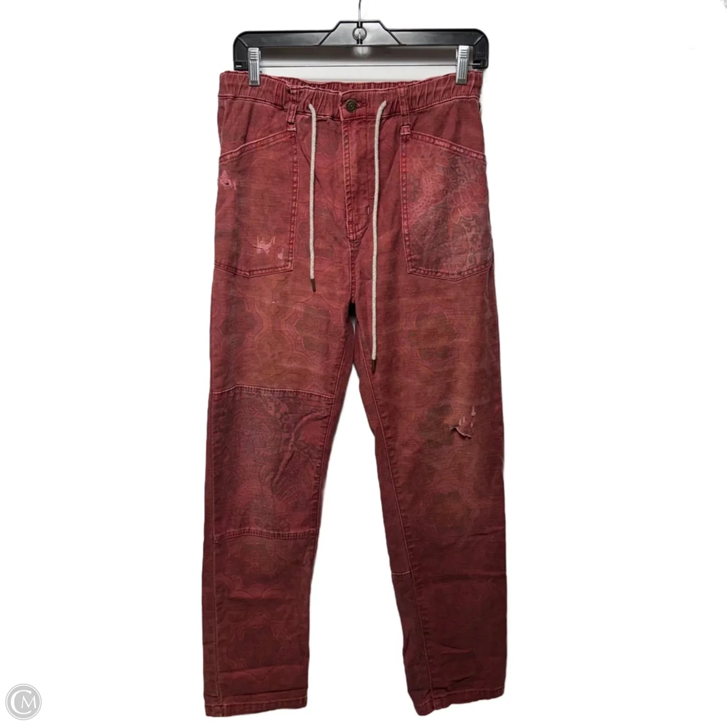 Pants Joggers By Pilcro In Red, Size: S