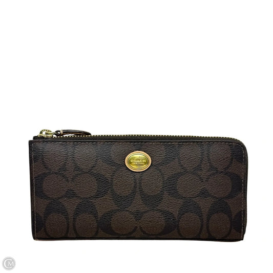 Peyton signature slim zip-around Wallet Designer By Coach, Size: Medium