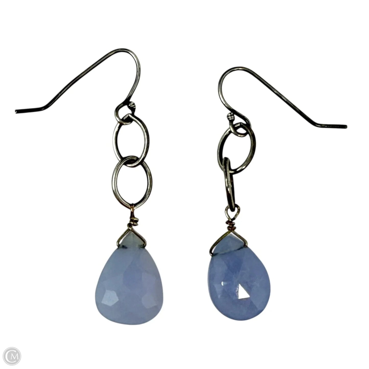 Asymmetrical Smokey Quartz Dangle Earrings