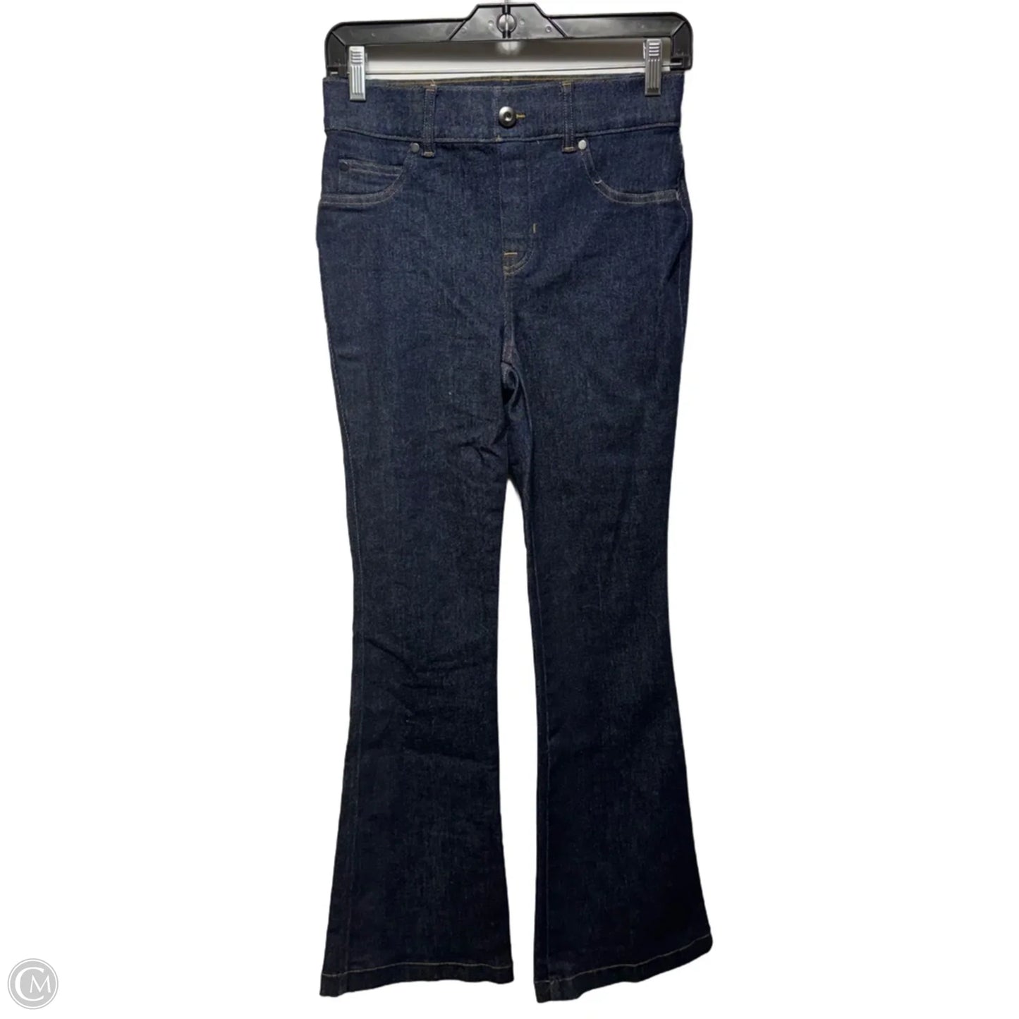 Jeans Flared By Spanx In Blue Denim, Size: XS