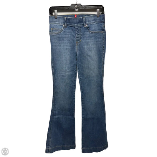 Jeans Flared By Spanx In Blue Denim, Size: S
