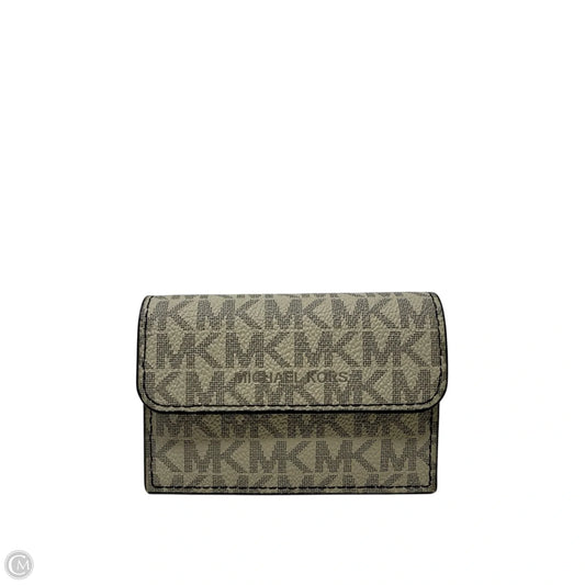 Cooper Logo Accordion Card Case Designer By Michael Kors, Size: Small