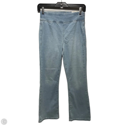 In My Feelings Mid Rise Crop Bootleg Pants By We The Free In Blue Denim, Size: XS