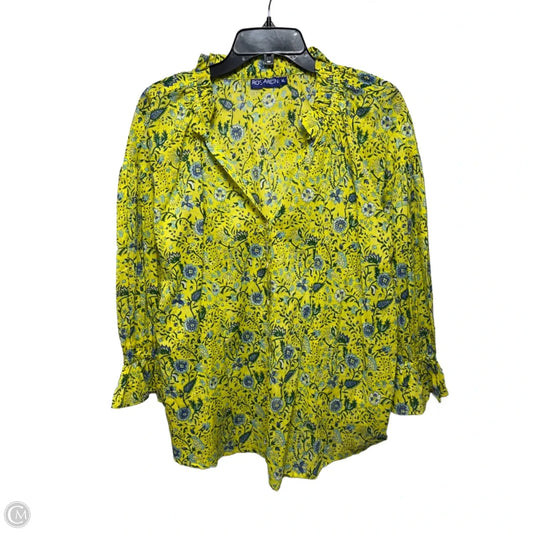 Top Long Sleeve By Ro’s Garden In Floral Print, Size: Xl