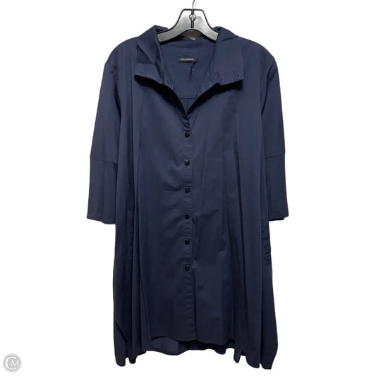 Tunic 3/4 Sleeve By Stella Carakasi In Navy, Size: L