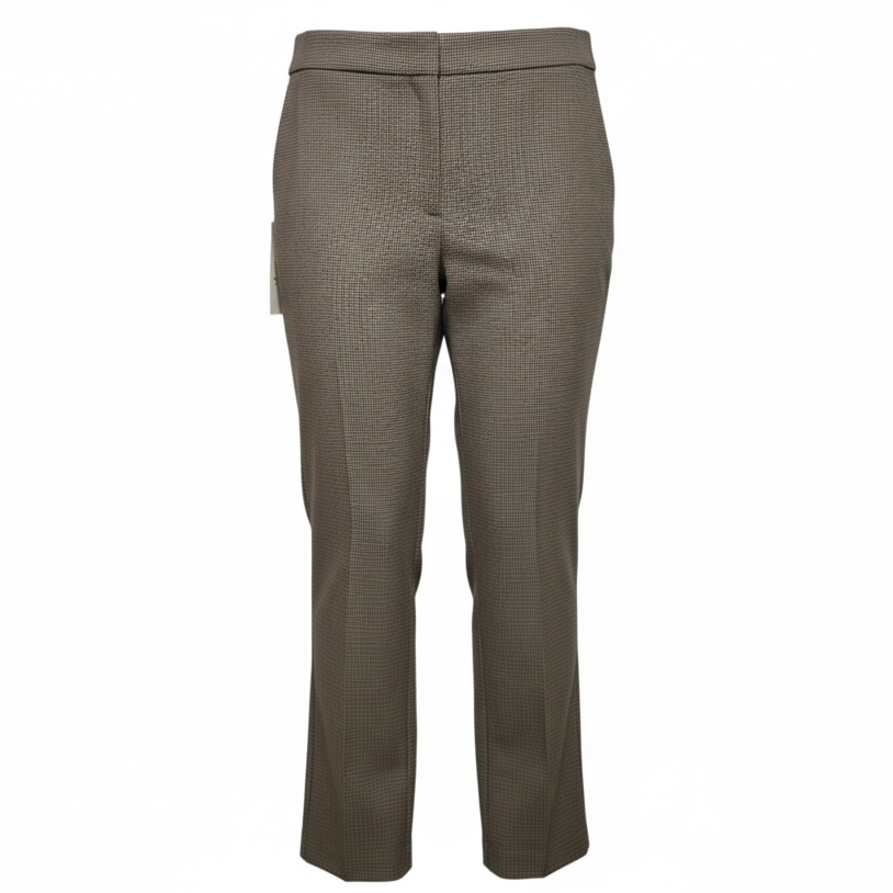 Numero Mid Rise Skinny Pants Dress By Babaton In Small Houndstooth in Brown & Black, Size: 4